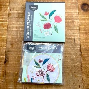 Embroidery Kit Winter Flower